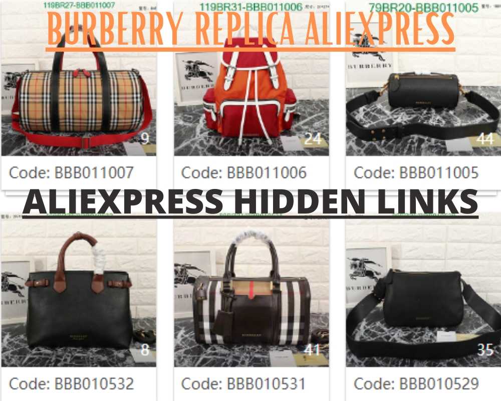 Burberry Replica Bags Aliexpress Hidden 